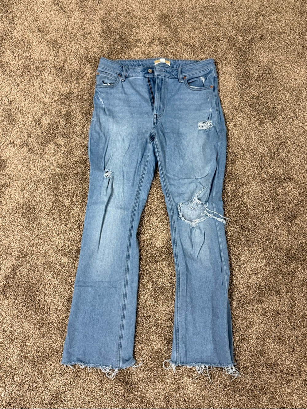 Goldie Blues (Maurice’s) Women's Distressed Straight-Leg Jeans